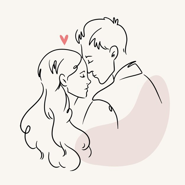 Drawing Couple PNG Transparent Images Free Download | Vector Files | Pngtree